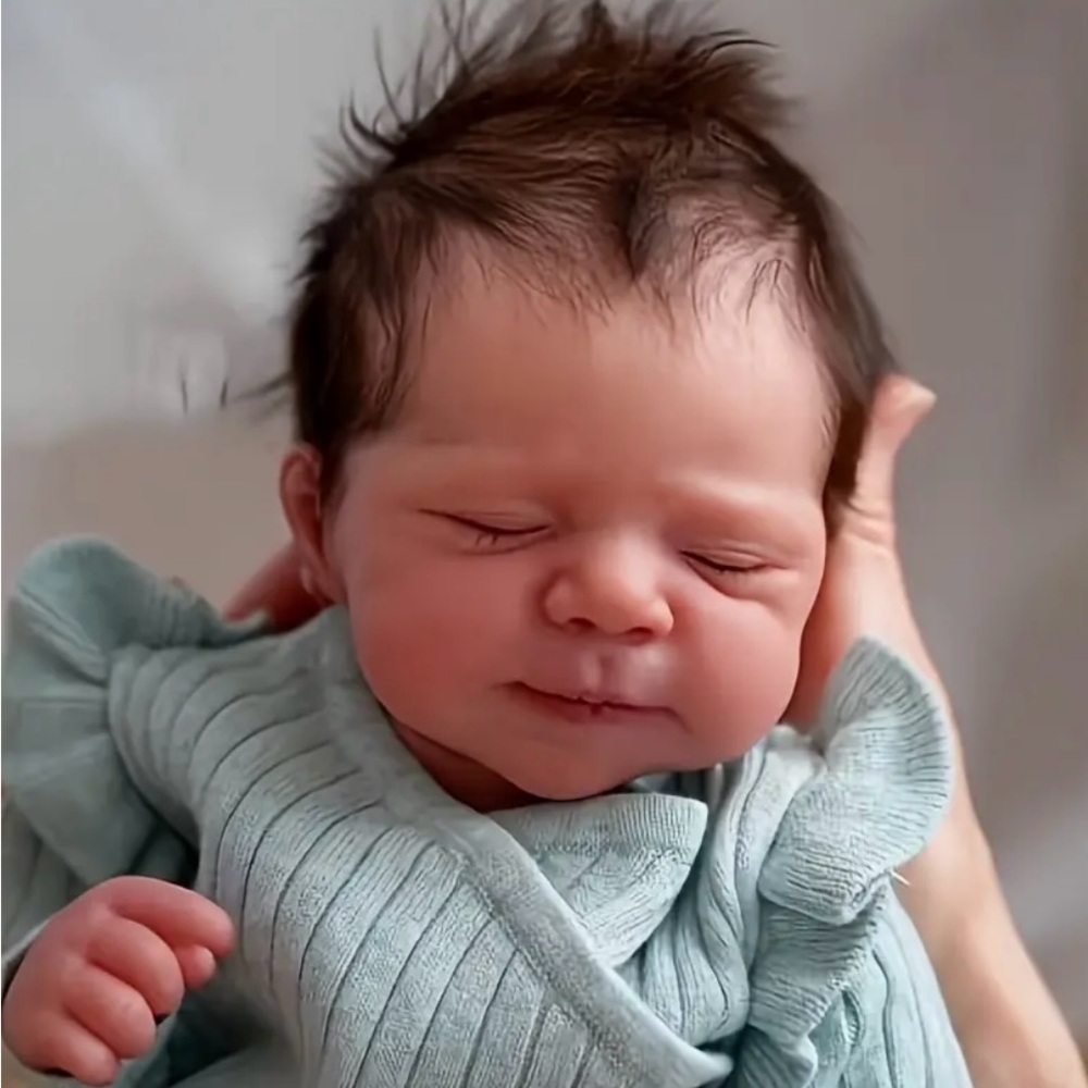 Newborn Baby Dolls Reborn Hand Painted Real Lifelike Skin Asleeping Baby NWT
